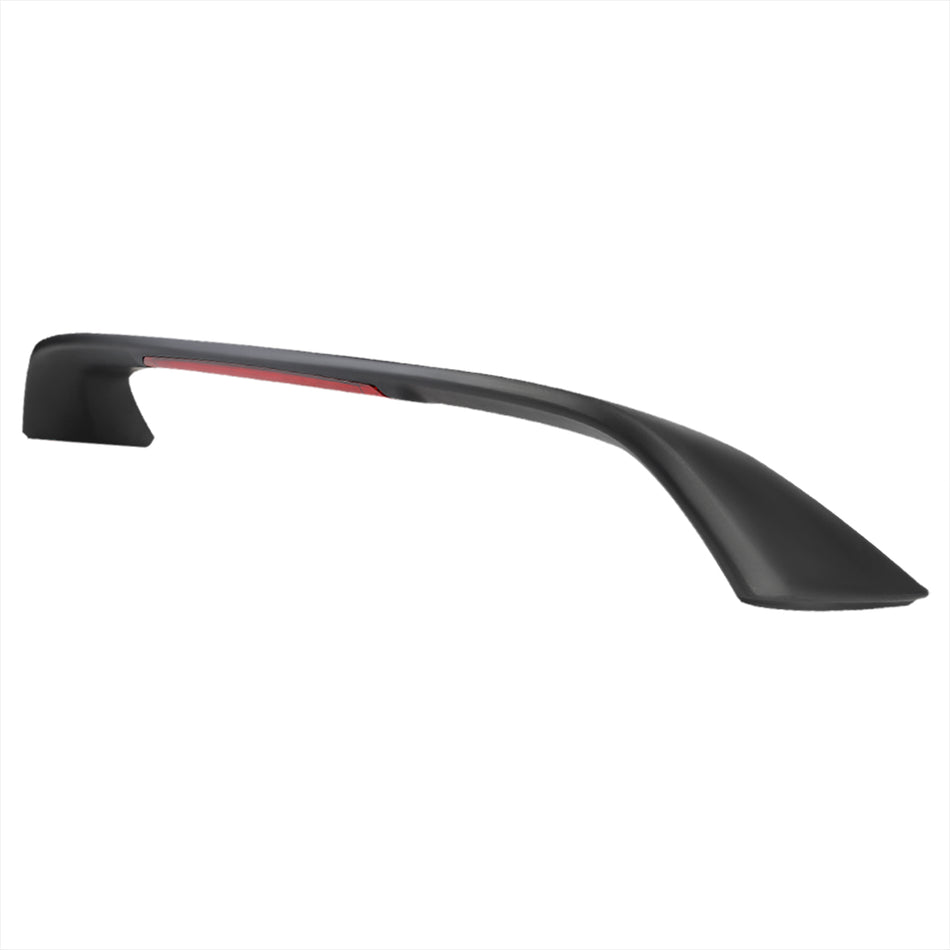 1996-2000 Honda Civic Coupe Matte Black ABS Rear Spoiler Wing w/ LED 3rd Brake Light