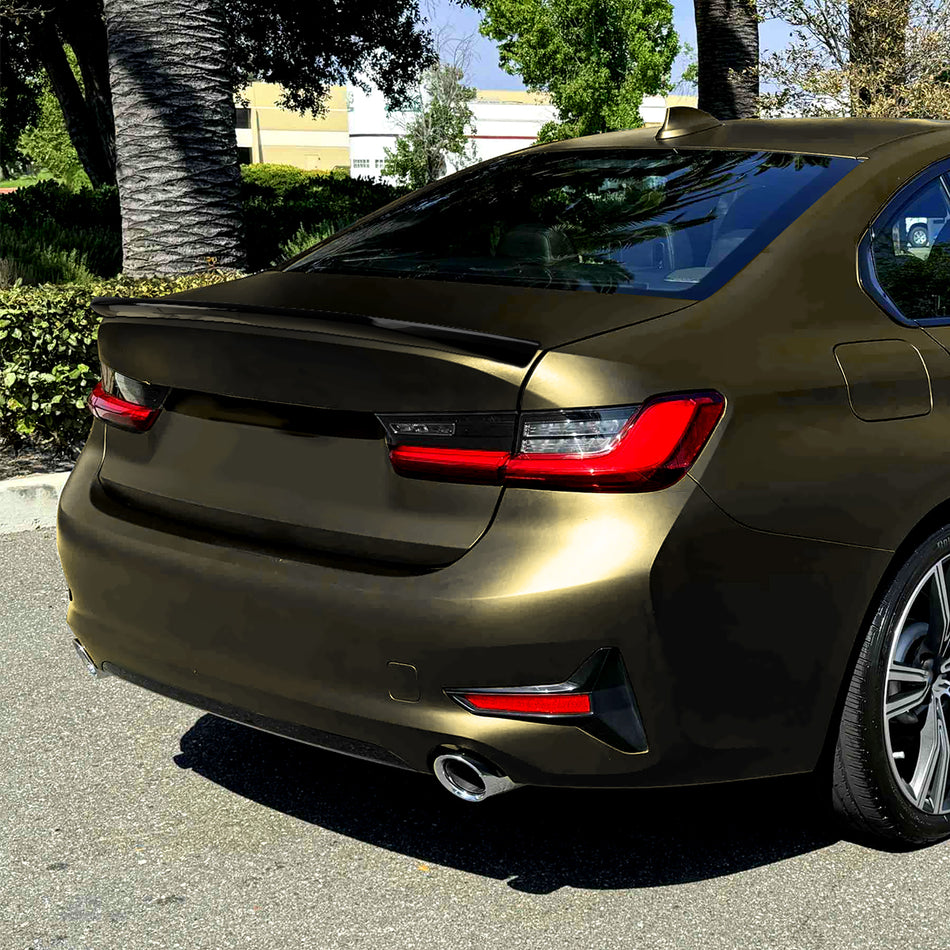 2019-2025 BMW G20 G80 3 Series 330i Glossy Black M Perfromance Aesthetic  ABS Rear Trunk  Spoiler