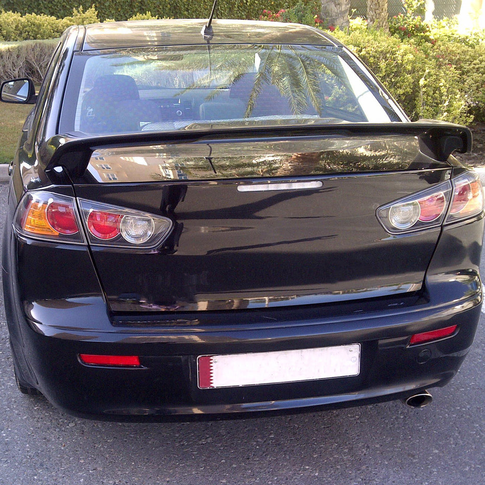 2008-2015 Mitsubishi Lancer Unpainted ABS Factory Style Rear Spoiler Wing