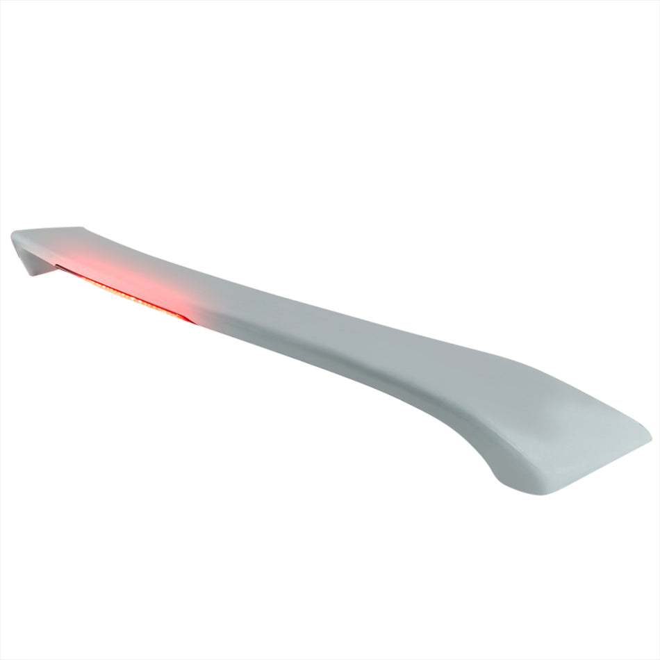 2003-2008 Mazda 6 Sedan Grey Primer ABS Factory Style Rear Trunk Spoiler w/ LED Brake Light