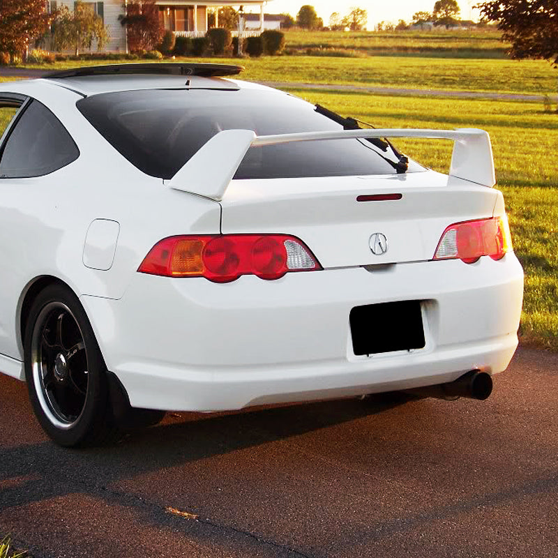 2002-2006 Acura RSX JDM White Fiber Glass TR Style Rear Spoiler Wing