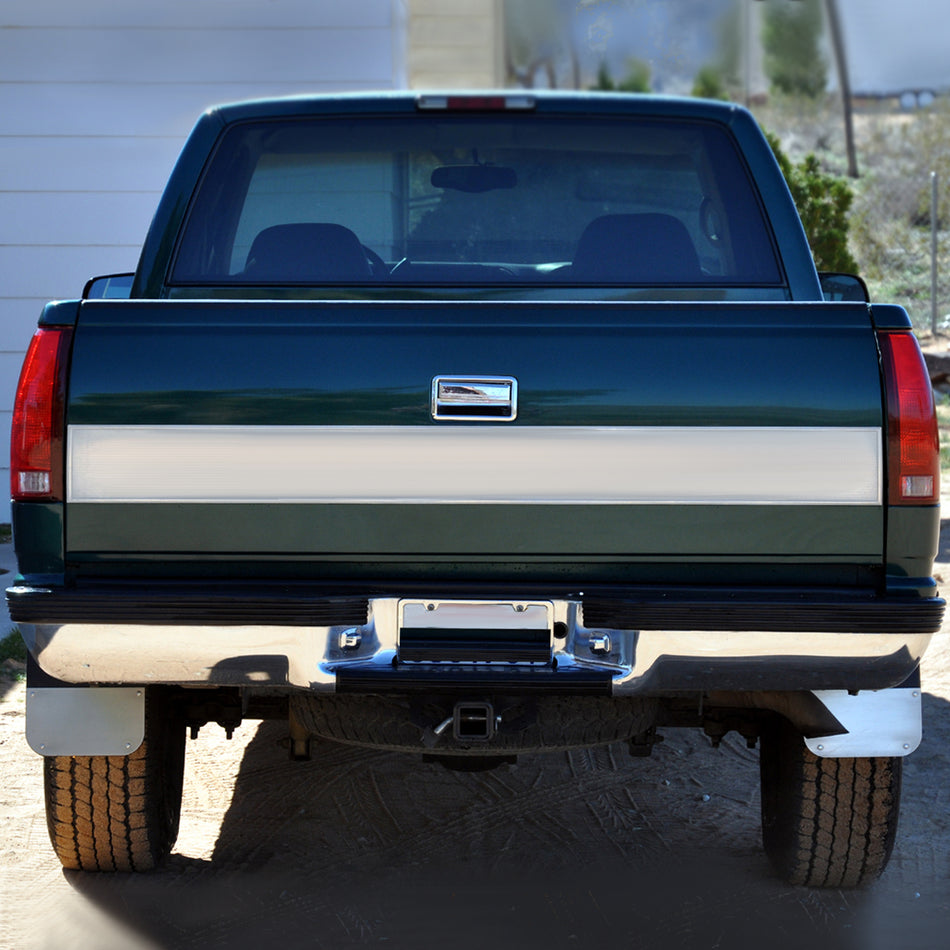 1988-2000 Chevrolet GMC C/K 1500/2500/3500 Fleetside Chrome Stainless Steel Replacement Rear Step Bumper