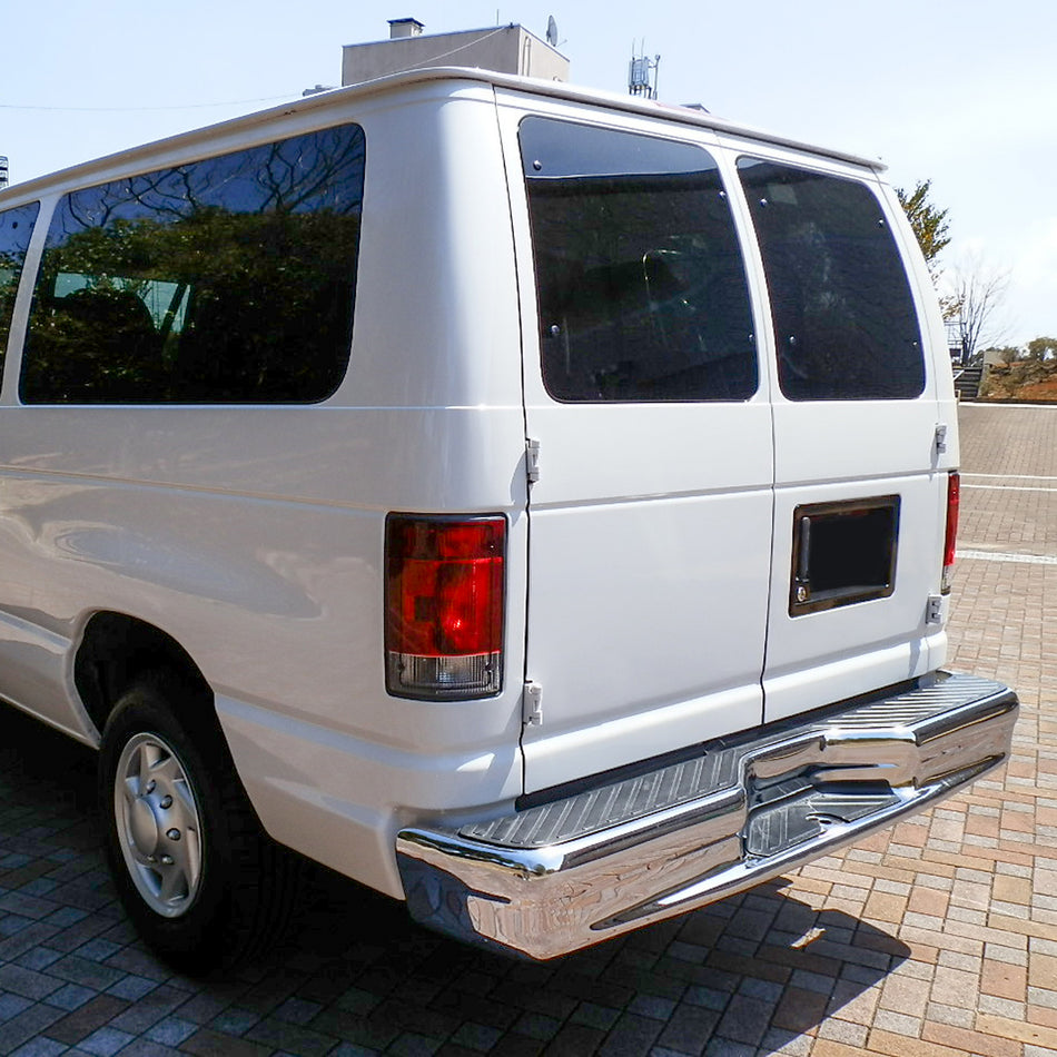 1992-2014 Ford Econoline Chrome Stainless Steel Replacement Rear Step Bumper