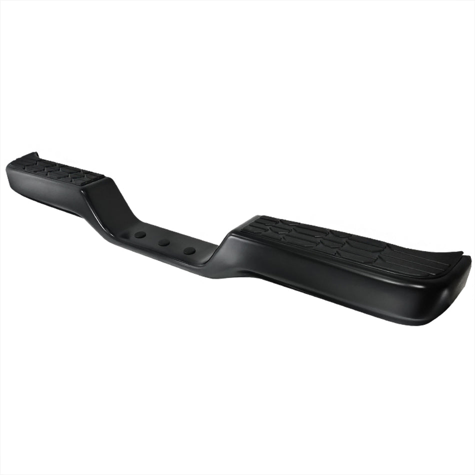 1989-1995 Toyota Pickup 2/4WD Black Stainless Steel Rear Step Bumper