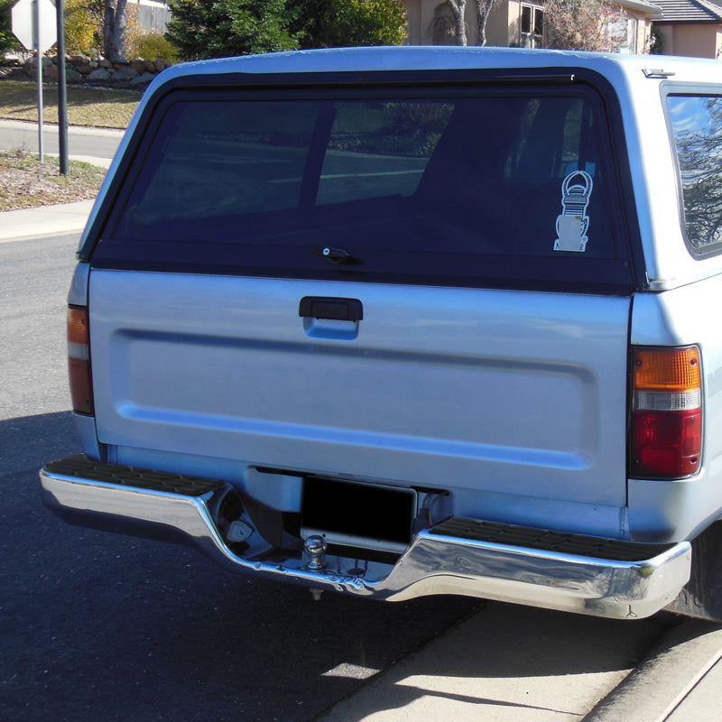 1989-1995 Toyota Pickup 2/4WD Chrome Stainless Steel Rear Step Bumper