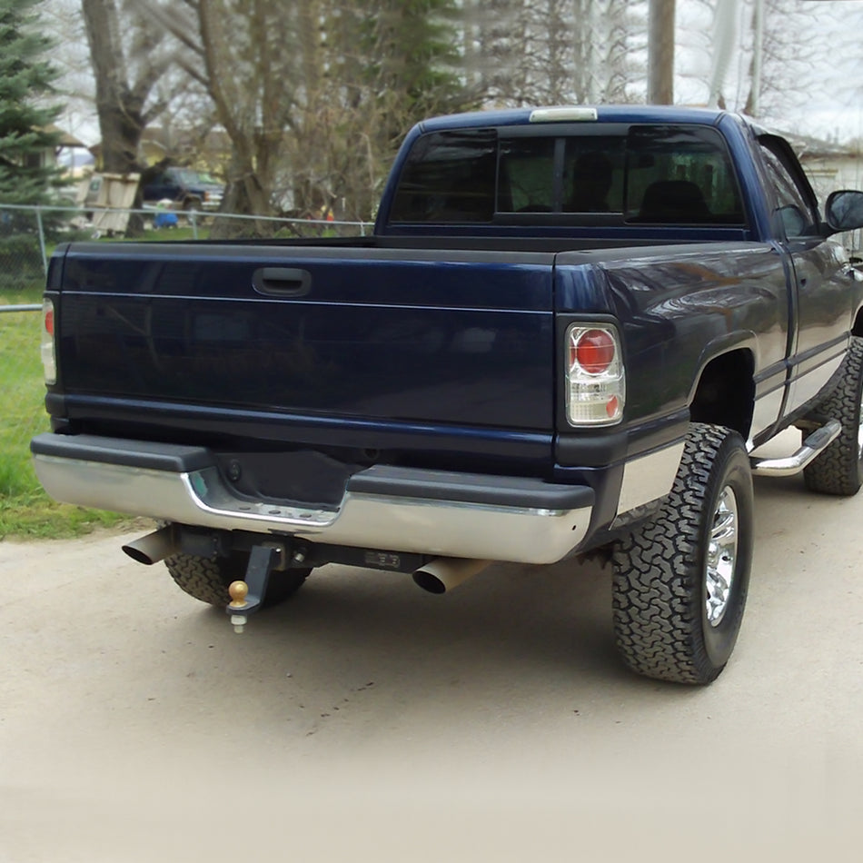 1994-2002 Dodge RAM 1500/2500/3500 Chrome Stainless Steel Replacement Rear Step Bumper