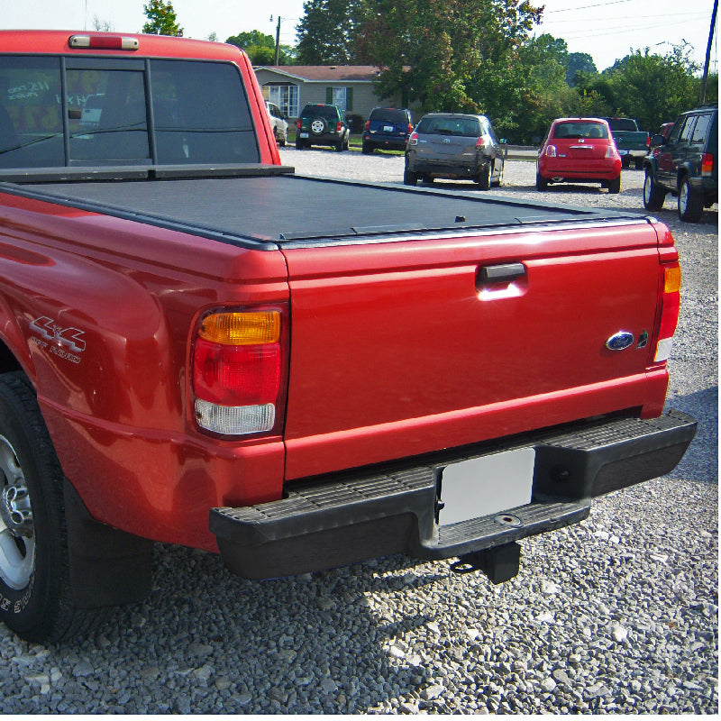 1993-2011 Ford Ranger Styleside Black Stainless Steel Factory Style Replacement Rear Step Bumper