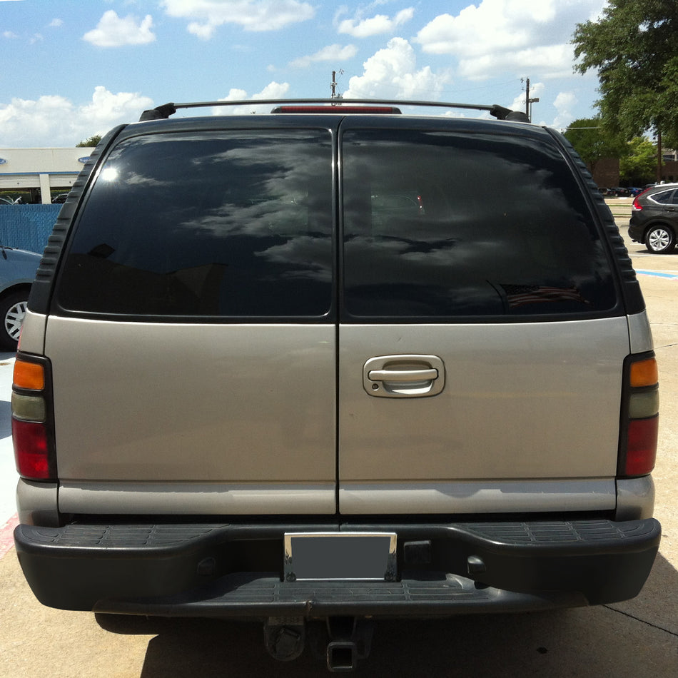 2000-2006 Chevrolet Suburban/Tahoe GMC Yukon/Yukon XL Black Stainless Steel Factory Style Replacement Rear Step Bumper