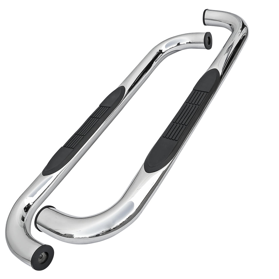 1988-1999 Chevrolet C/K Blazer/Tahoe GMC Yukon 3" Chrome Stainless Steel Side Step Nerf Bars
