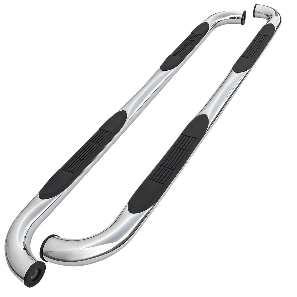 2004-2012 Chevrolet Colorado/GMC Canyon Crew Cab 3" Chrome Stainless Steel Side Nerf Bars