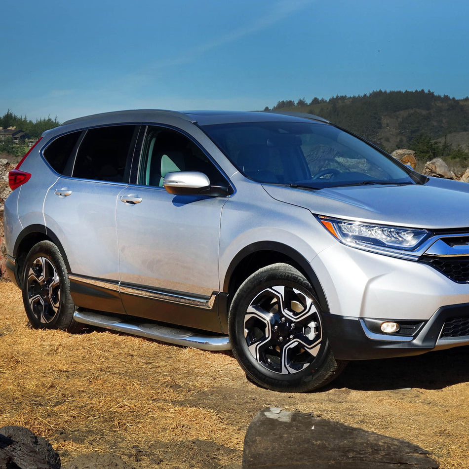 2017-2021 Honda CR-V 3" Chrome Stainless Steel Round Side Step Nerf Bars
