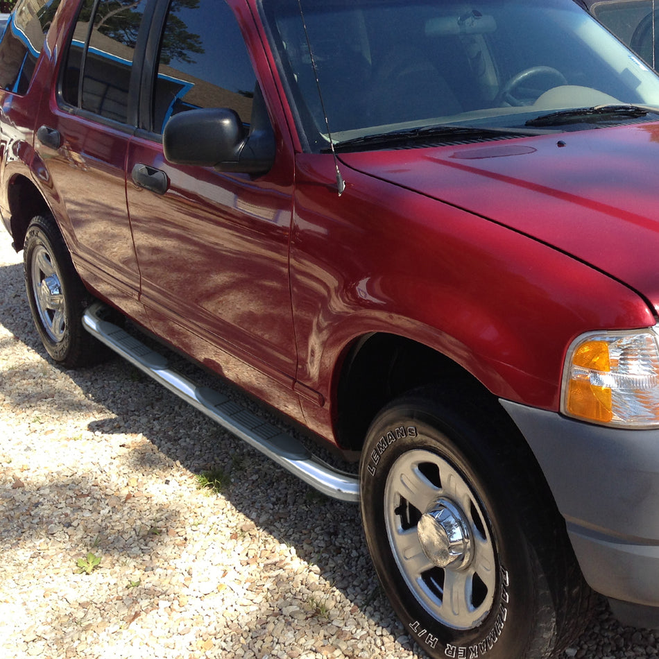 2002-2005 Ford Explorer 4DR 3" Chrome Stainless Steel Side Step Nerf Bars