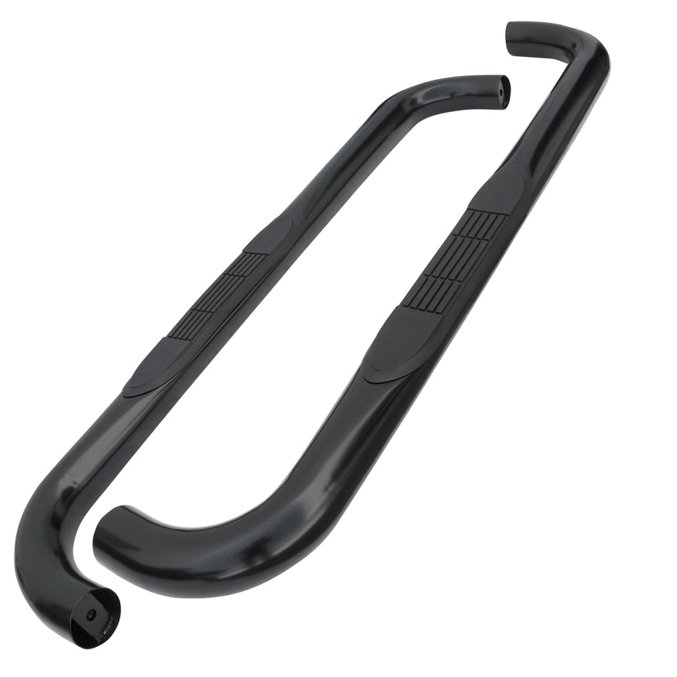 2009-2014 Ford F-150 Regular Cab 3" Black Stainless Steel Side Step Nerf Bars