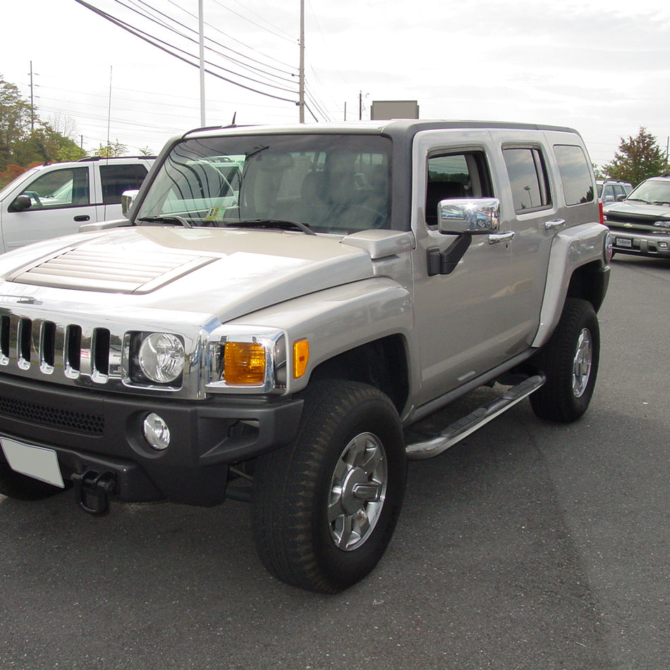 2006-2010 Hummer H3 3" Chrome Stainless Steel Side Step Nerf Bars