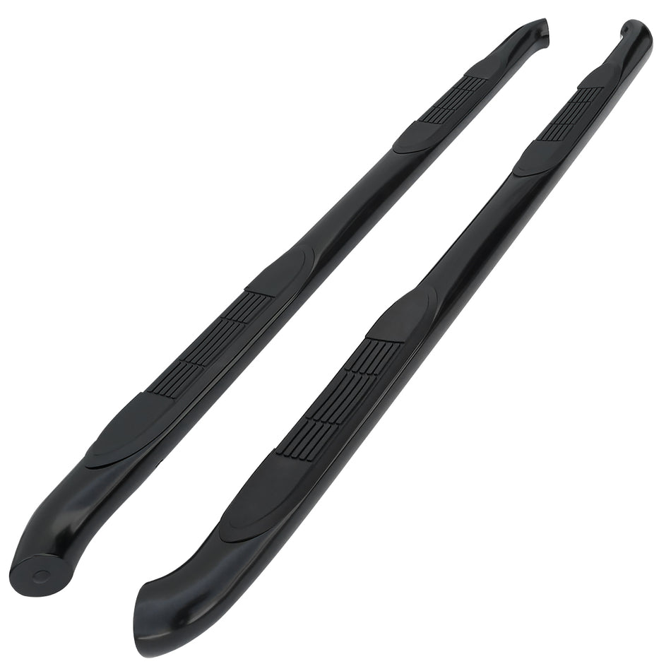 2007-2012 Dodge Nitro 3" Black Stainless Steel Side Step Nerf Bars