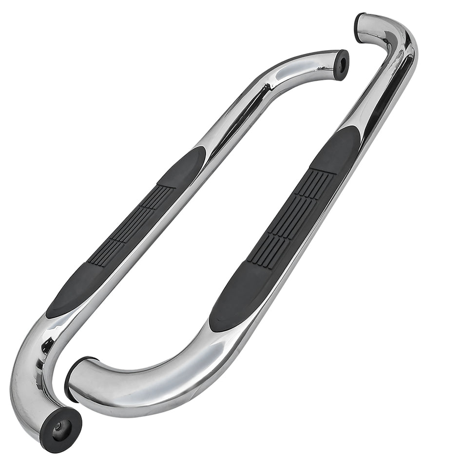 1998-2011 Ford Ranger 2DR Regular Cab 3" Chrome Stainless Steel Side Step Nerf Bars
