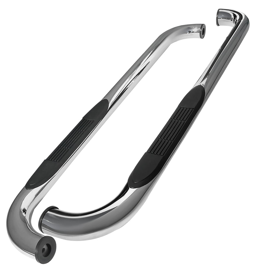 1998-2011 Ford Ranger Super Cab 3" Chrome Stainless Steel Side Step Nerf Bars