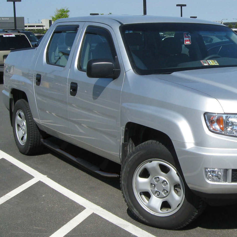 2006-2015 Honda Ridgeline Black Stainless Steel Side Step Nerf Bars