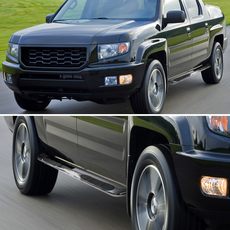 2006-2015 Honda Ridgeline Chrome Stainless Steel Side Step Nerf Bars