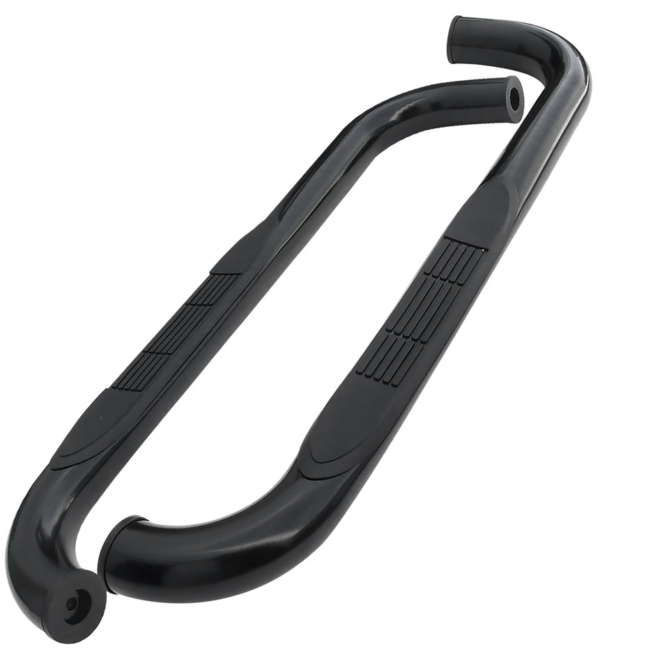 1987-2006 Jeep Wrangler Black Stainless Steel Side Step Nerf Bars