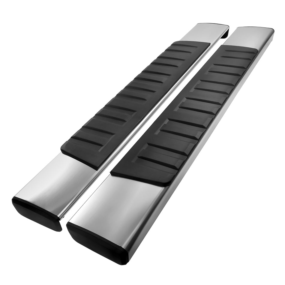1999-2015 Chevrolet Silverado/GMC Sierra 1500/2500/3500 Regular Cab 6" Wide Chrome Coated Aluminum Side Step Running Boards