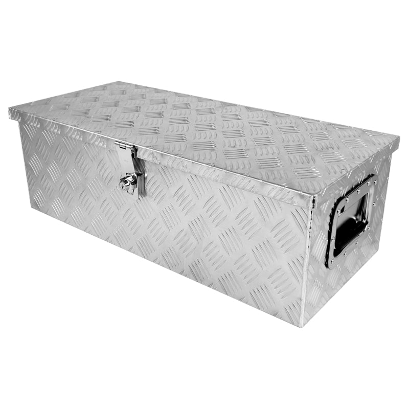 Universal 30" Heavy Duty Aluminum Truck Tool Box w/ Side Handles, Lock & Keys
