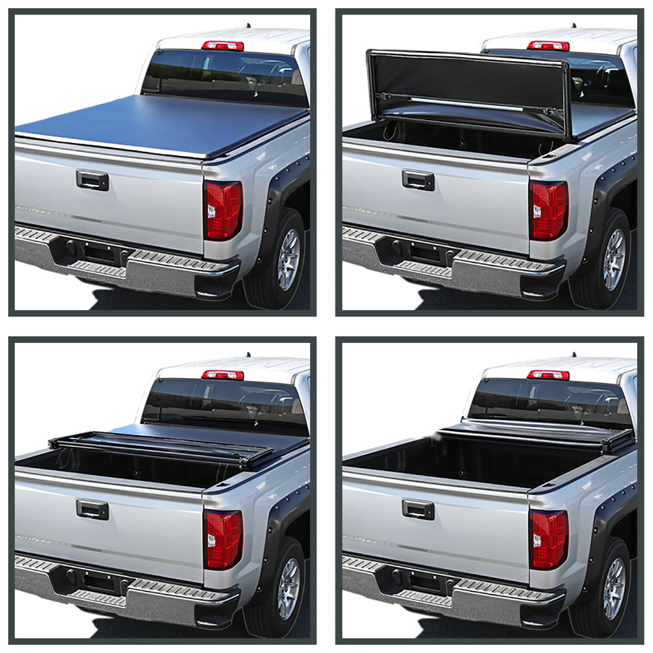 2004-2014 Ford F-150 66" Short Bed Tri-Fold Tonneau Cover
