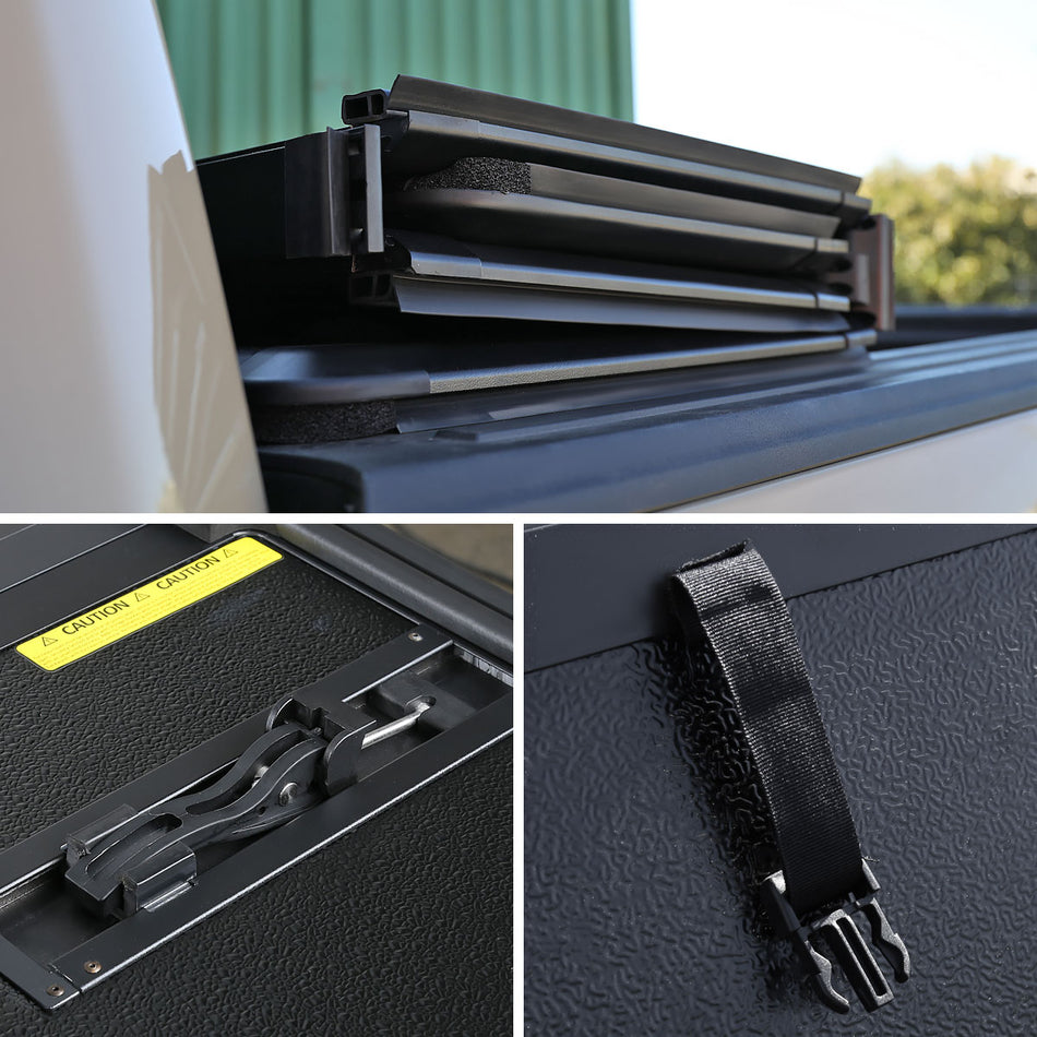 2016-2021 Nissan Titan / Titan XD 5.5' Bed Hard Quad-Fold Tonneau Cover