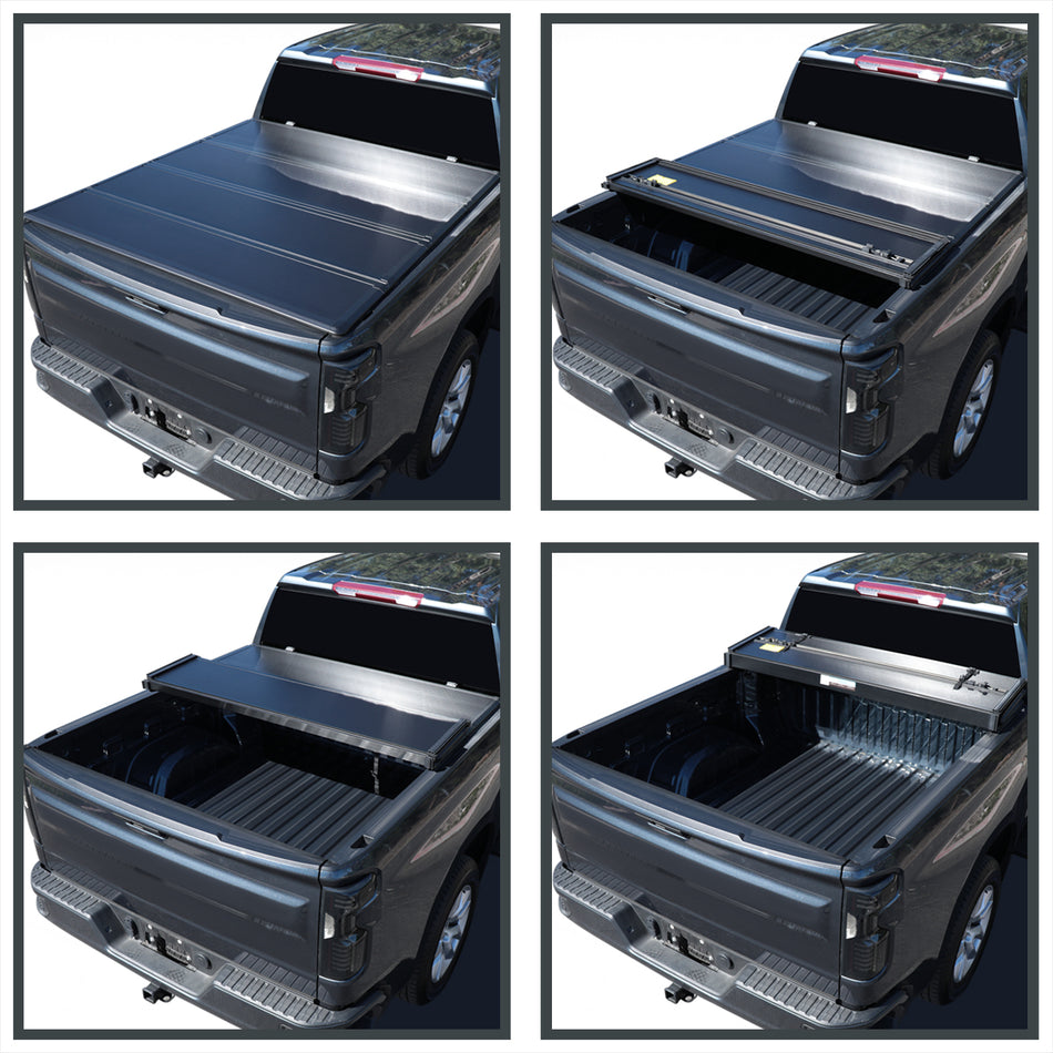 2000-2006 Toyota Tundra 6'6" Short Bed Hard Quad-Fold Tonneau Cover