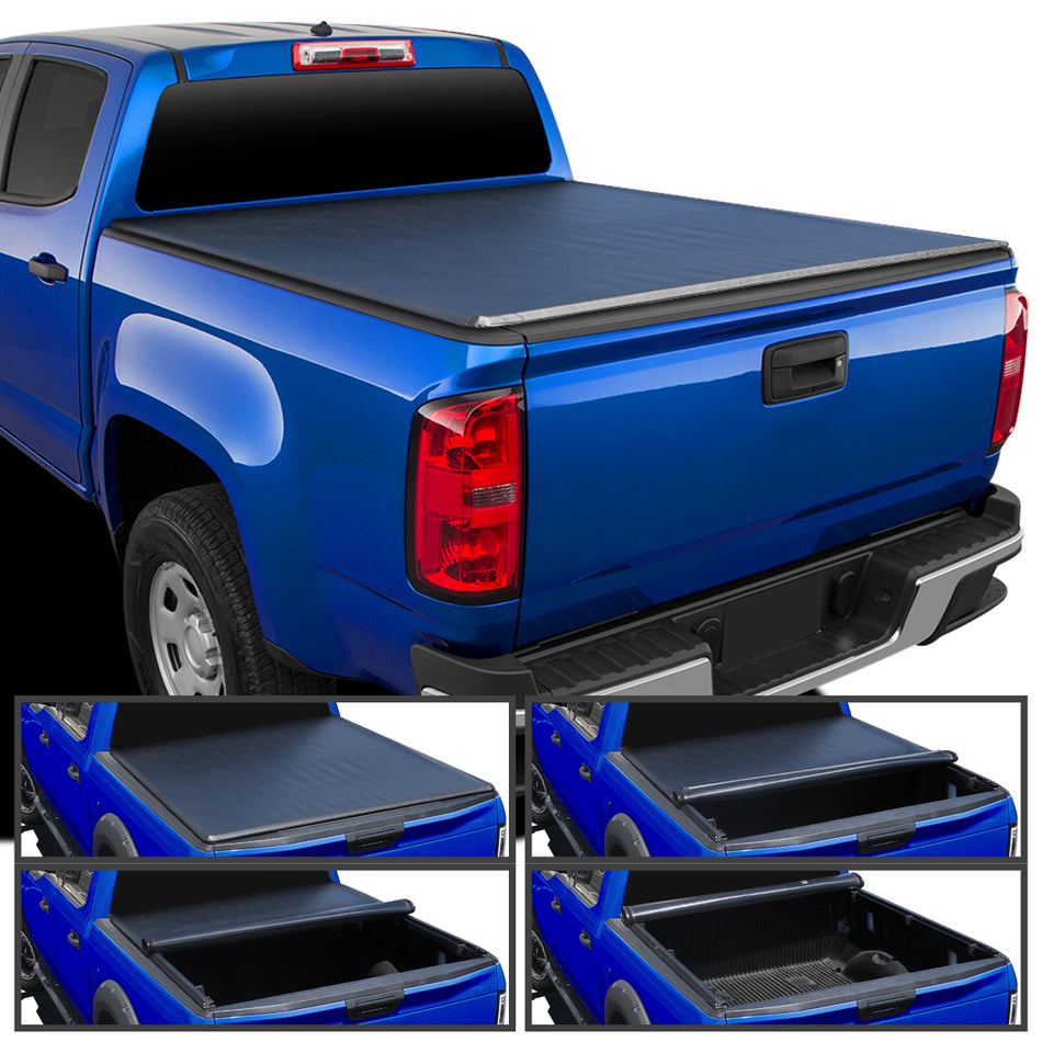 2015-2025 Chevrolet Colorado/GMC Canyon 5.2 FT Short Bed Roll Up Vinyl Tonneau Cover