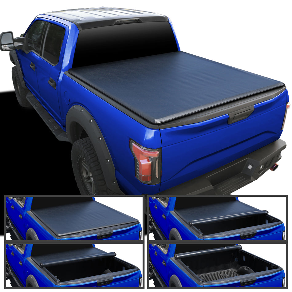 2015-2024 Ford F-150 66" Short Bed Vinyl Roll Up Tonneau Cover