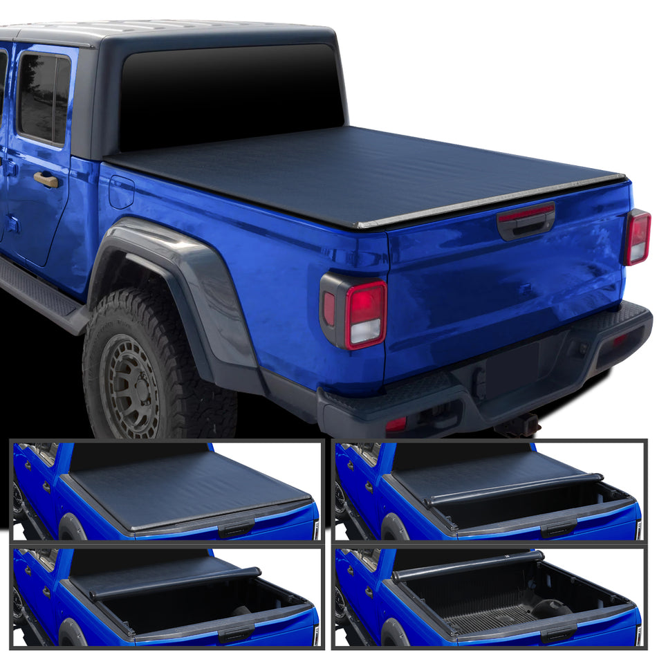 2020-2024 Jeep Gladiator JT Sport Soft Roll-Up 60" Short Bed Tonneau Cover