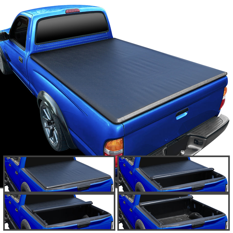 1989-1994 Toyota Pickup 1995-2004 Tacoma 6FT Bed Roll Up Vinyl Tonneau Cover