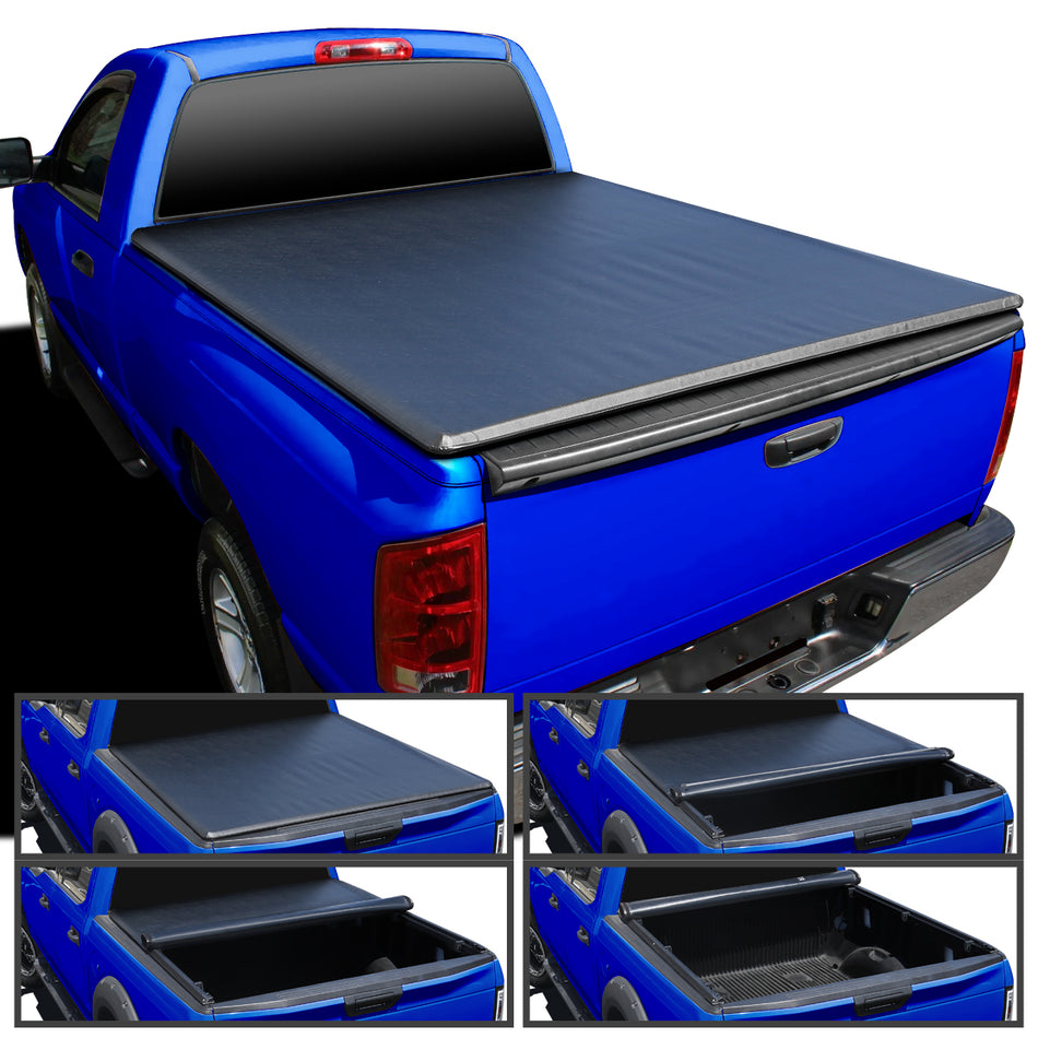 2002-2018 Dodge RAM 76" Short Bed Vinyl Roll Up Tonneau Cover
