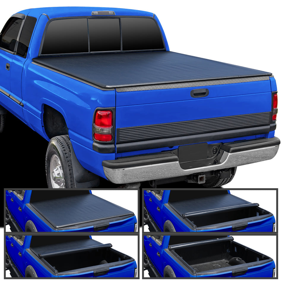 1994-2001 Dodge Ram Fleetside 6.5FT Bed Roll Up Vinyl Tonneau Cover