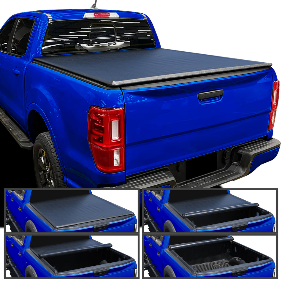 2019-2024 Ford Ranger 5FT Truck Bed Roll Up Vinyl Tonneau Cover