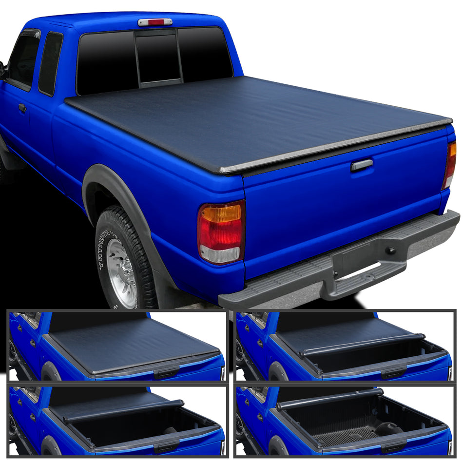 1982-2011 Ford Rnager 6FT Truck Bed Roll Up Vinyl Tonneau Cover
