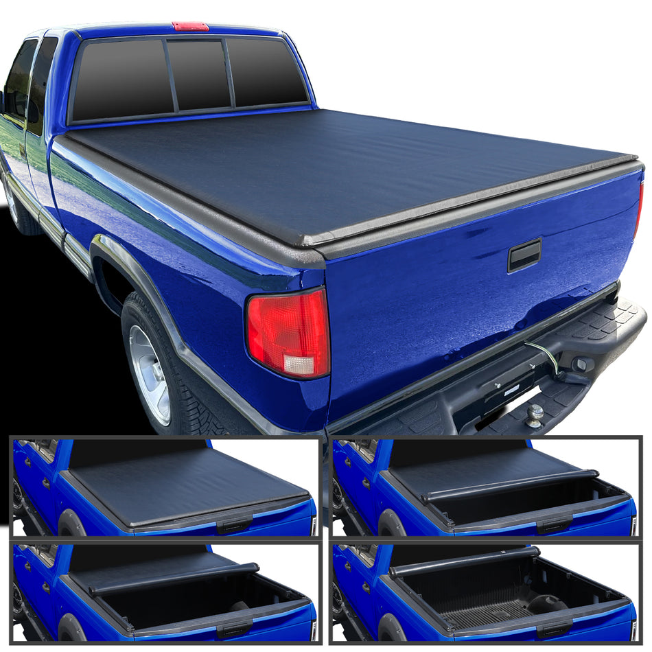 1994-2003 Chevrolet S10 GMC S15/Sonoma 72" Short Bed Roll Up Vinyl Tonneau Cover