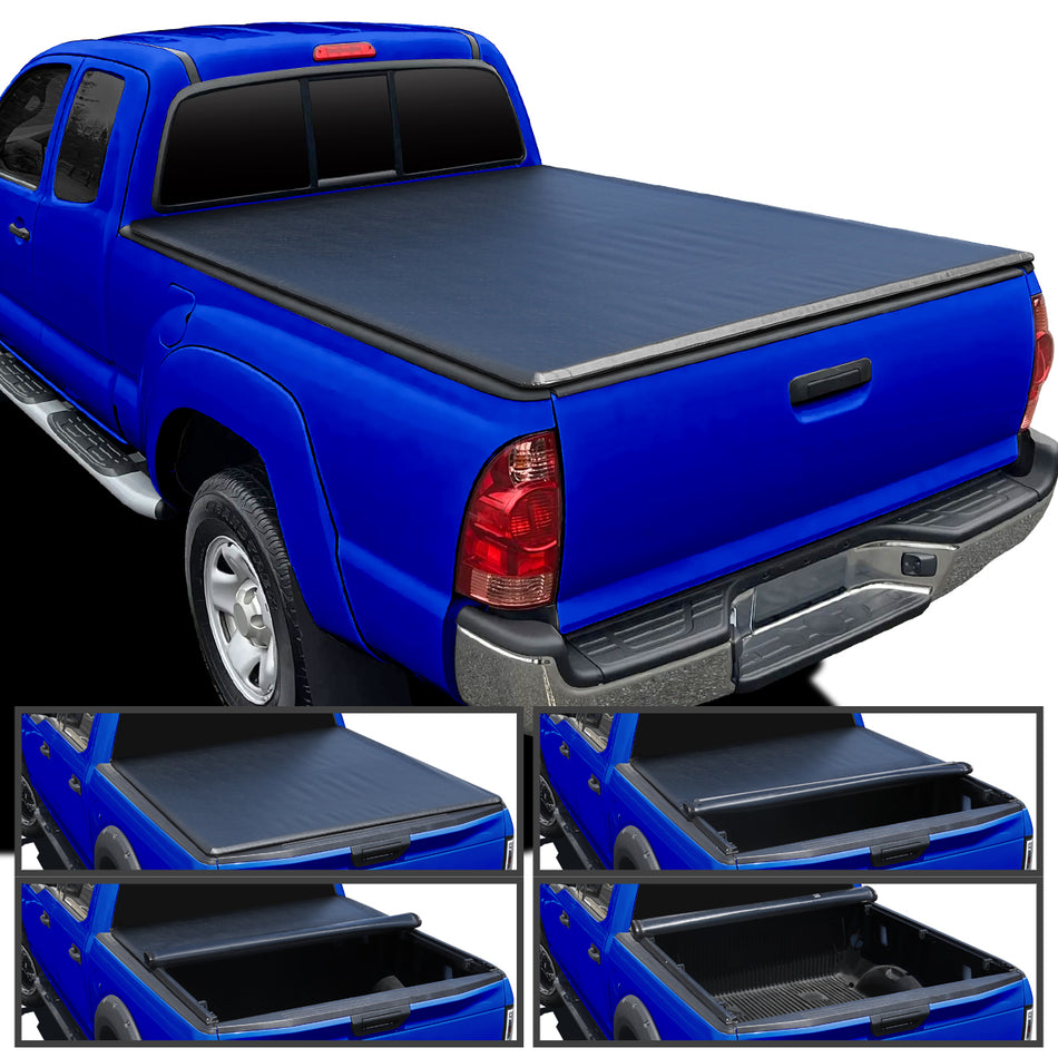 2005-2015 Toyota Tacoma Double Cab 60" Bed Roll Up Vinyl Tonneau Cover