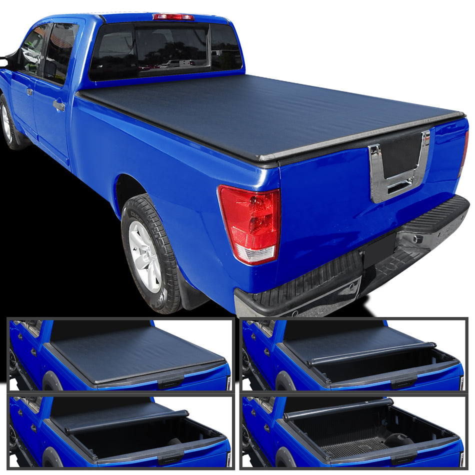 2004-2015 Nissan Titan 78" Bed Roll Up Vinyl Tonneau Cover