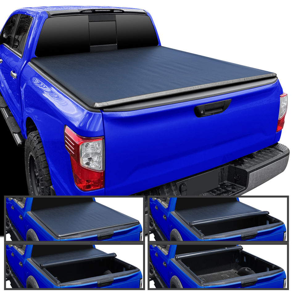 2017-2024 Titan 5.5FT 5'6" Truck Short Bed Roll UP Vinyl Tonneau Cover