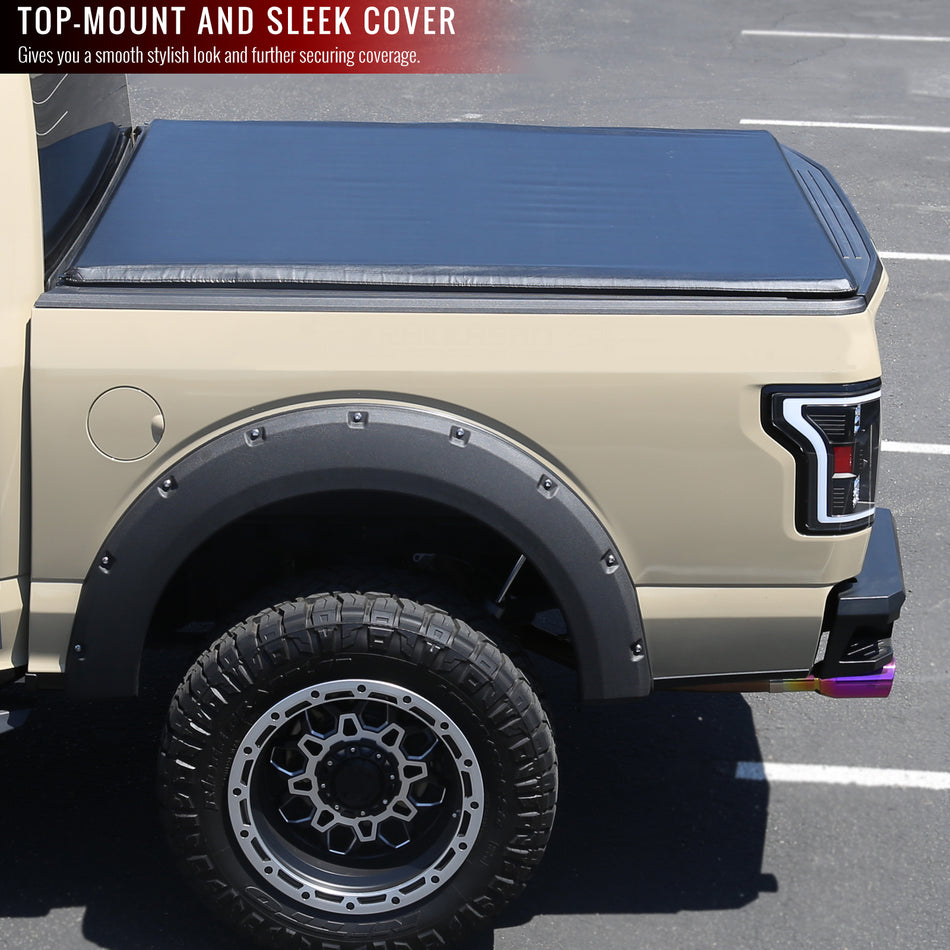 2004-2014 Ford F-150 78" Short Bed Roll Up Vinyl Tonneau Cover