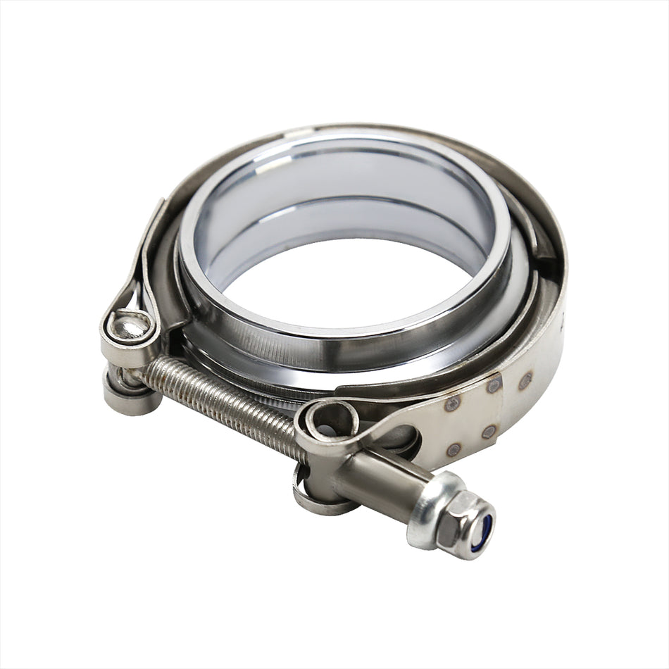 Universal 2.5" Mild Steel V-Band Clamp Assembly