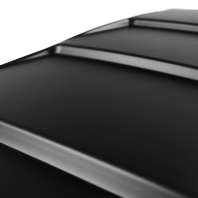 2015-2018 Ford Mustang Matte Black Textured ABS Quarter Window Louvers