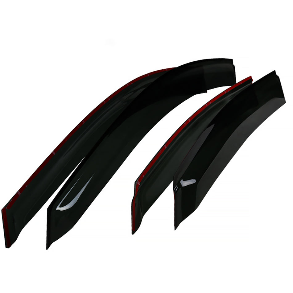2008-2011 Ford Focus Sedan High Impact Acrylic Window Visor Set - 4PC