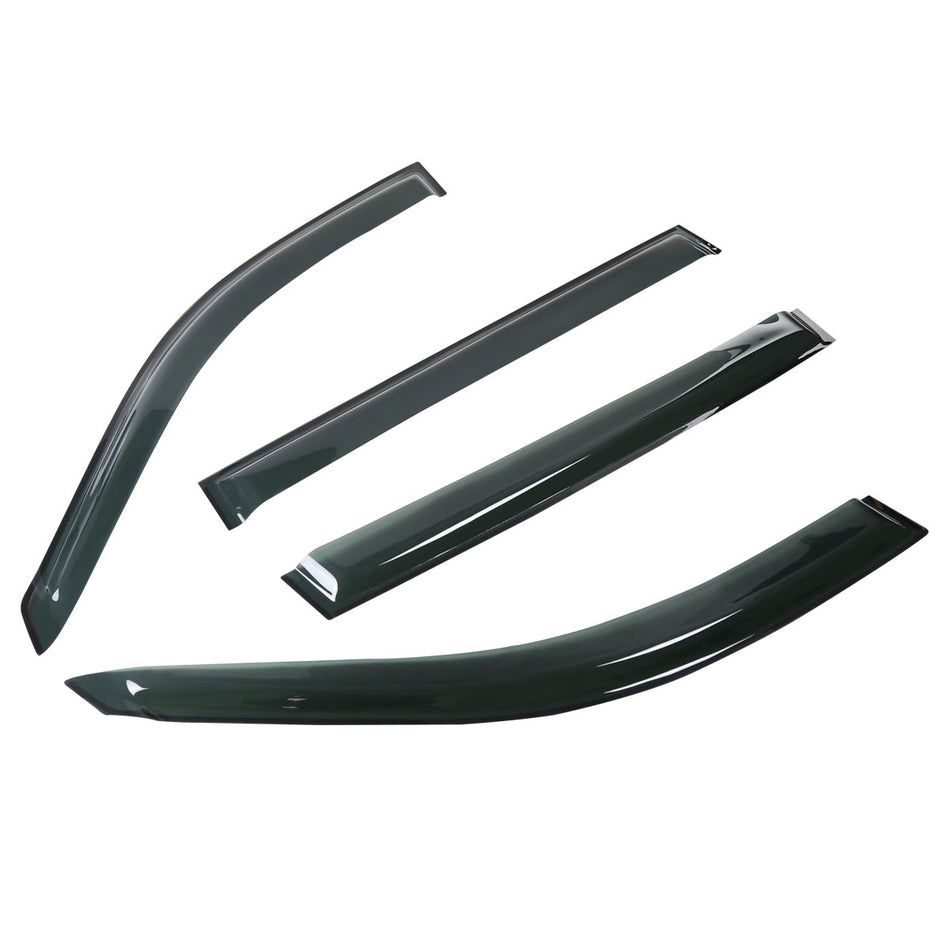 2001-2007 Toyota Highlander High Impact Acrylic Window Visor Set - 4PC