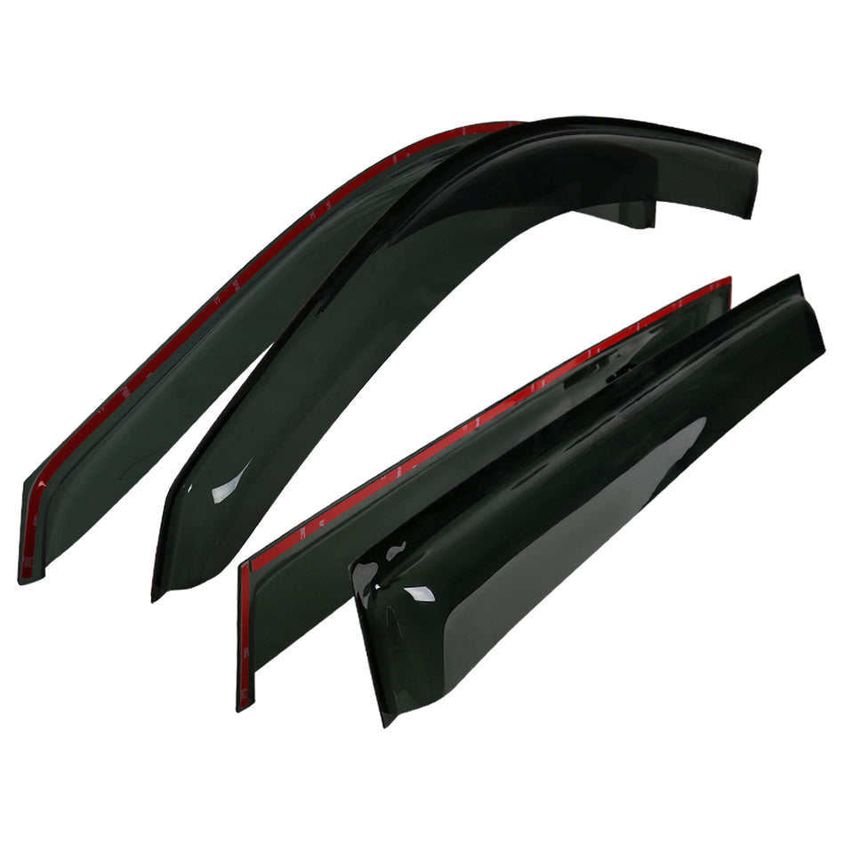 2008-2013 Toyota Highlander High Impact Acrylic Window Visor Set - 4PC