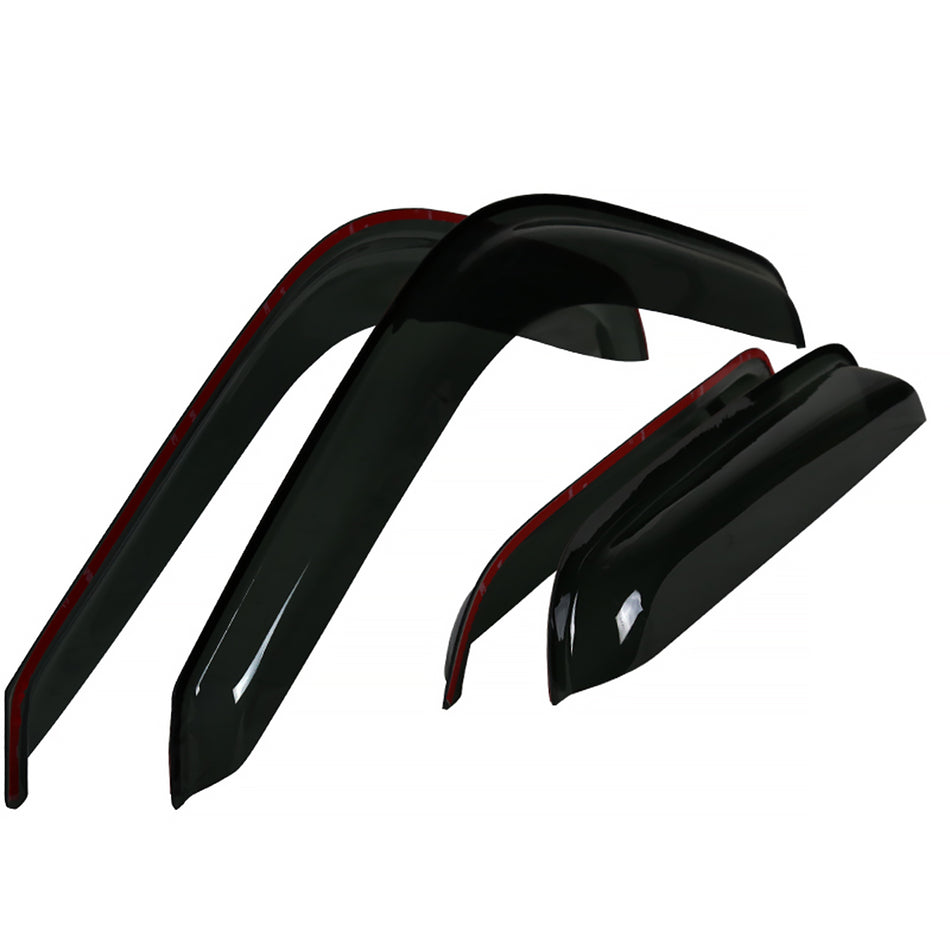1999-2007 Chevrolet Silverado/GMC Sierra Extended Cab High Impact Acrylic Window Visor Set - 4PC