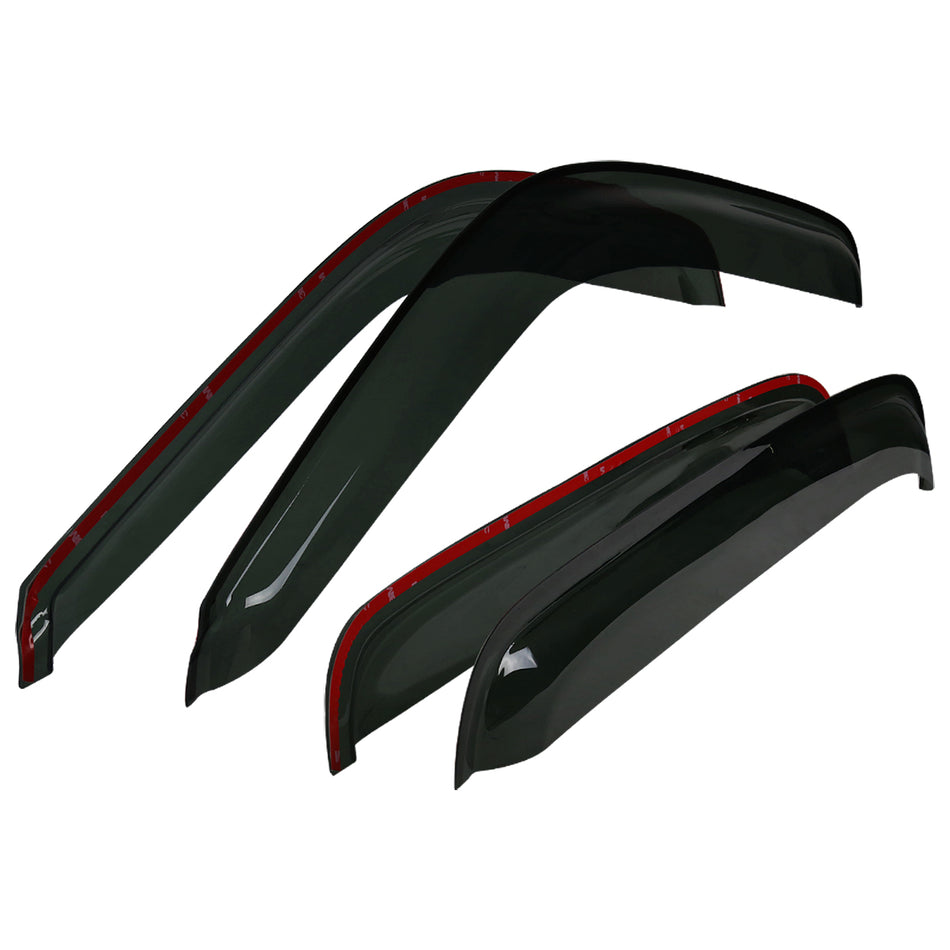 2000-2006 Chevrolet Tahoe/ GMC Yukon/ Cadillac Escalade High Impact Acrylic Window Visor Set - 4PC