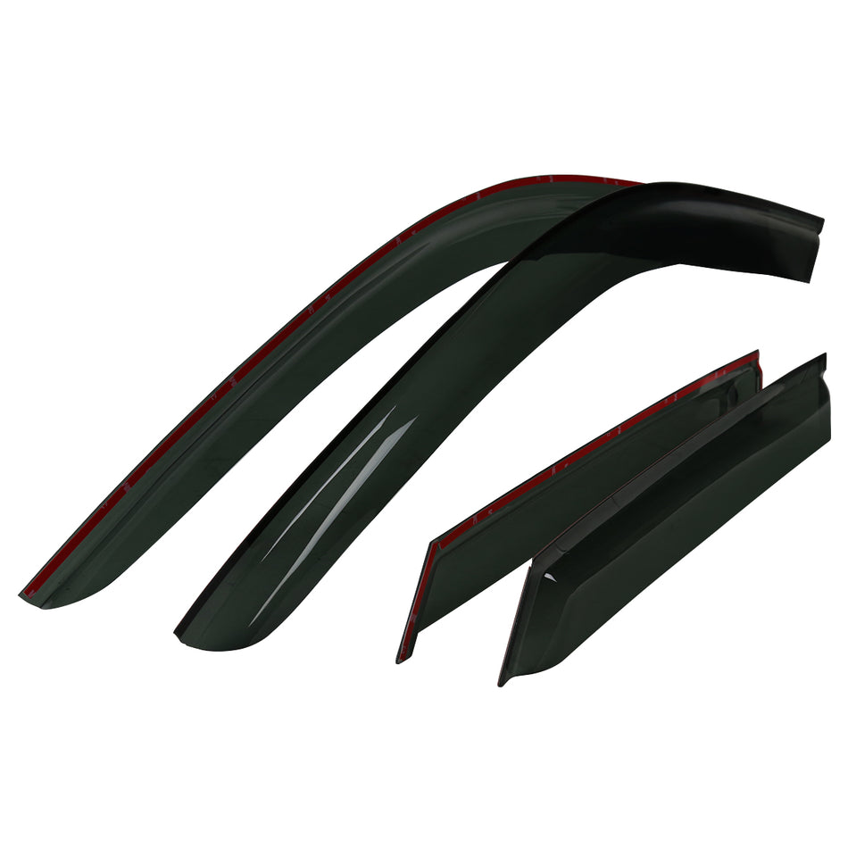 2002-2009 Chevrolet Trailblazer High Impact Acrylic Window Visor Set - 4PC
